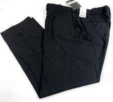 NUEVO CON ETIQUETAS 50x36 PANTALONES PARA HOMBRE AZUL 8560T 4 BOLSILLOS MEZCLA LANA TÚNEL CINTURA NEGRO NOHEM