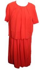 VESTIDO VERANO YASTRINE DRESS Y.A.S ROJO CLARO T. M 38 NUEVO