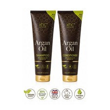 Champú y acondicionador de aceite de argán XHC 300 ml con dúo de aceite de argán marroquí