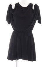 Vestido casual mujer manga larga negro viscosa talla 36 casual elegante de ASOS
