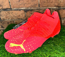 Nuevos botines de fútbol para hombre Puma Future Z 2.4 FG AG 106999-03 rojo brillante talla 12