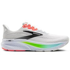 Hombre Brooks Ghost 17, Blanco/Rosa Arcilla/Gecko, 11.5 2E Ancho EE. UU.