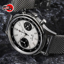 Reloj cronógrafo de cuarzo 1963 42 mm China Aviation para hombre 21 Zuan Pilot