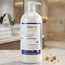 Acondicionador Dove Hair Therapy Rescue & Protect ceramida péptido Jumbo 33,8 oz