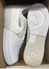 Nike Air Force 1 React Para hombres Zapatos Entrenadores Reino Unido 16 UE 51.5 US 17 DM0573-100 Nuevo