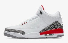 Nike Air Jordan 3 Retro OG 2018 talla 9 Katrina blanco cemento rojo fuego 136064-116