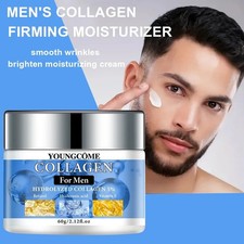 Crema hidratante antienvejecimiento reafirmante para el cuidado facial de la piel con colágeno retinol para hombre