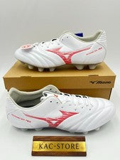 Botines de fútbol MIZUNO Monarchida NEO III SW P1GA2424 60 blanco rojo ancho 4E oki