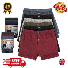PACK 3/6/12 CALZONCILLOS BOXER CLÁSICOS PARA HOMBRE CALZONCILLOS AJUSTE CÓMODO JERSEY ROPA INTERIOR PANTALONES
