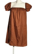 Vestido de verano Comma mujer marrón talla 36 algodón casual vintage