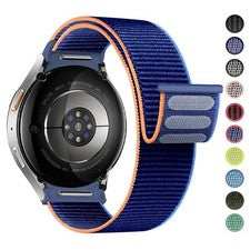 Correa deportiva de nailon para reloj Samsung Galaxy 7 6 5 4 40-44 mm correa Reino Unido