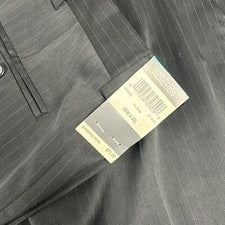 Kenneth Cole Pantalones Para Hombres 36x30 Azul Rayas Traje Pantalones Formales Rectos Nuevos con Etiquetas $75