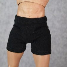 Pantalones Cortos Negros 1:6 Ropa Interior Ropa Para Hombre HT Figura de Acción Muñeca Juguete