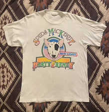 Camiseta Unisex Spuds Mackenzie Todas las Tallas S-5XL Algodón Manga Corta EG998