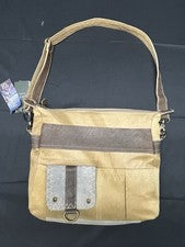 Bolso bandolera de cuero de lona Myra Bag para mujer