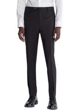 Pantalones de vestir ajustados negros para hombre Calvin Klein estilo W31xL30 JMROPJJX0001