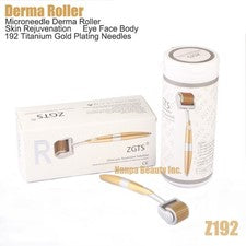 (192 Titanio) DERMAROLLER para el crecimiento del cabello cuidado del cabello, cara, acné, terapia de la piel