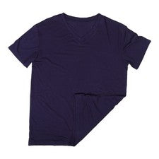 Hombres Camisetas Moda Color Sólido Camiseta Informal Manga Corta Hombre