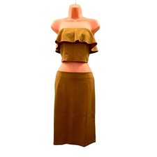 Nuevo Conjunto Vestido Sexy Mujer Moda Sweetheart Talla L