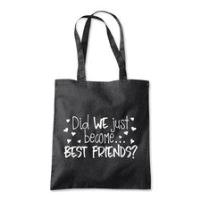 Bolso de compras de playa Did We Become Best Friends