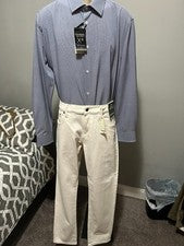 PANTALONES MUTUAL WEAVE THE SLIM STONE ESTILO CINCO BOLSILLOS 36/30 NUEVOS CON ETIQUETAS