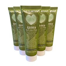 6 Tubos NATURTINT Quinoa Multi Cuidado Mascarilla Para Cabello Nuevo 1.01 OZ 30 Ml Viaje Mini