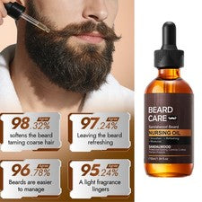 Aceite para el cuidado de la barba para hombres para domar la barba gruesa 55 ml aceite para mantener la barba brillante