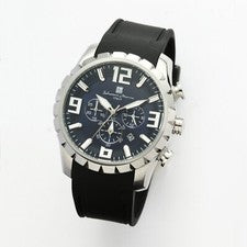 Salvatore Marra Hombres Rub correa reloj cronógrafo SM22111 Japón edición lim...