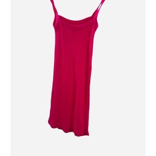 Vestido Carnaval Moda Rosa Acanalado Sin Mangas Para Mujer Talla S Informal