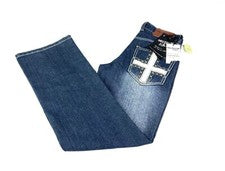 Pantalones de mezclilla Meztizos EE. UU. lavado oscuro azul estilo # P-P136 para hombre talla 30 - nuevos con etiquetas