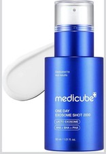 Suero facial de espícula Medicube Exosome Shot Zero 2.000 PPM | Potenciador líquido de la piel