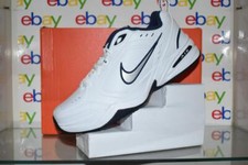 Nike Air Monarch IV Para hombres Zapatos de Entrenamiento Blanco/Azul Marino 415445 102 Nuevo en Caja