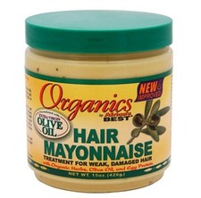 Tratamiento de mayonesa capilar para cabello débil y dañado orgánico por Africa's Best 426