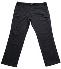 Pantalones cargo de moda 46x31 (medidos) hollín negro de George nuevos con etiquetas para hombre