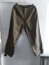 Pantalones utilitarios de patinador Dimitri negros unisex verdes cintura elástica L 10/12 holgados