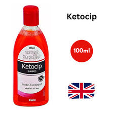 Champú anticaspa Ketocep control eficaz de la caspa y cuidado del cuero cabelludo - 100 ml