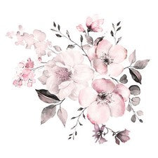 Calcomanía de flores 3D espejo pegatina de pared hágalo usted mismo arte mural extraíble decoración hogar habitación PVC