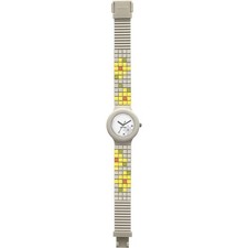Orologio HIP HOP MOSAIC HWU0454 Silicone Grigio Bianco Small 32mm