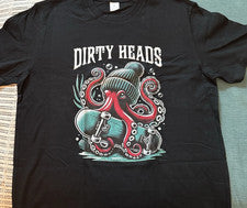 Camisa Negra Estilo Vintage The Dirty Heads Unisex Concierto S-5XL AC450