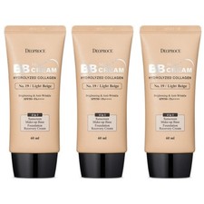 Crema Deoproce Magic BB Nº19 Beige Claro FPS50+ PA+++ 60 ml*3 piezas/ENVÍO GRATUITO
