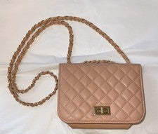 Cartera/bolso de mano acolchado de diseñador para mujer nuevo sin etiquetas