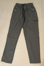 Pantalones deportivos de moda EE. UU. 100 % poliéster talla mediana nuevos