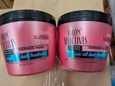 2 unidades tratamiento capilar con aceite de argán selectivos de salón acondicionamiento profundo 10 oz cada bañera