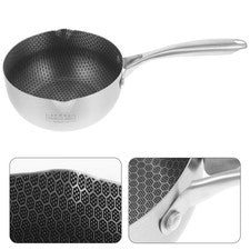 Utensilios de cocina de acero inoxidable sartén de leche cacerola japonesa freír