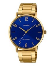 CASIO MTP-VT01G-2B2UDF OROLOGIO UOMO ACCIAIO DORATO BLU 40mm SOTTOCOSTO