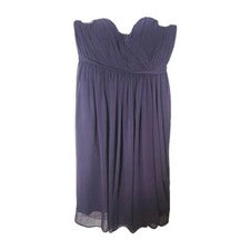 Vestido para mujer Donna Morgan 2 púrpura sin tirantes noche cóctel