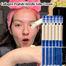 Paquete de 6 Crema Esencia Elástica Polipéptida Colágeno Antiarrugas Micro-Molecular