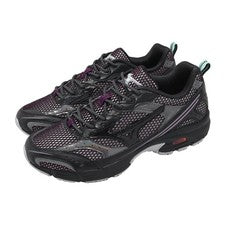Mizuno MXR Negro Metálico Plateado Hombres Estilo de Vida Informal Zapatos Tenis D1GA2561-01