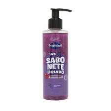 Belkit Sabonete Líquido Facial e Corporal Beijinhos Uva 200 ml