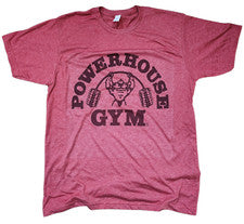 CAMISETAS POWERHOUSE GYM Original Old School ESTILO PREMIUM ESTILO SUAVE RETRO
